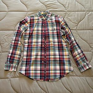 Ralph Lauren Custom Fit Men’s Plaid Button Down